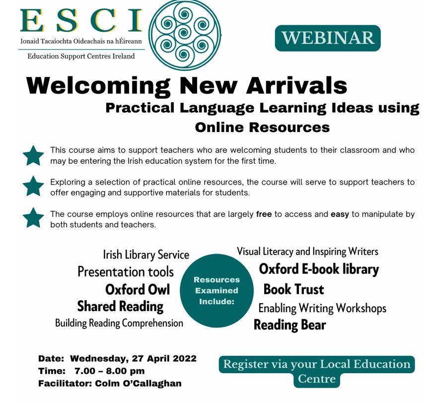 Welcoming New Arrivals: Practical Language Learning Ideas for Primary Schools using Online Resources