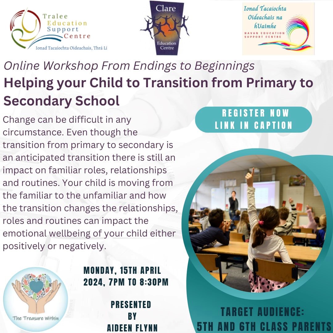 SP24-014 From Endings to Beginnings – Helping your Child to Transition from Primary to Secondary School