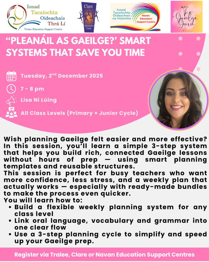 AUT25-88 ‘Pleanáil as Gaeilge?’ Smart Systems That Save You Time 