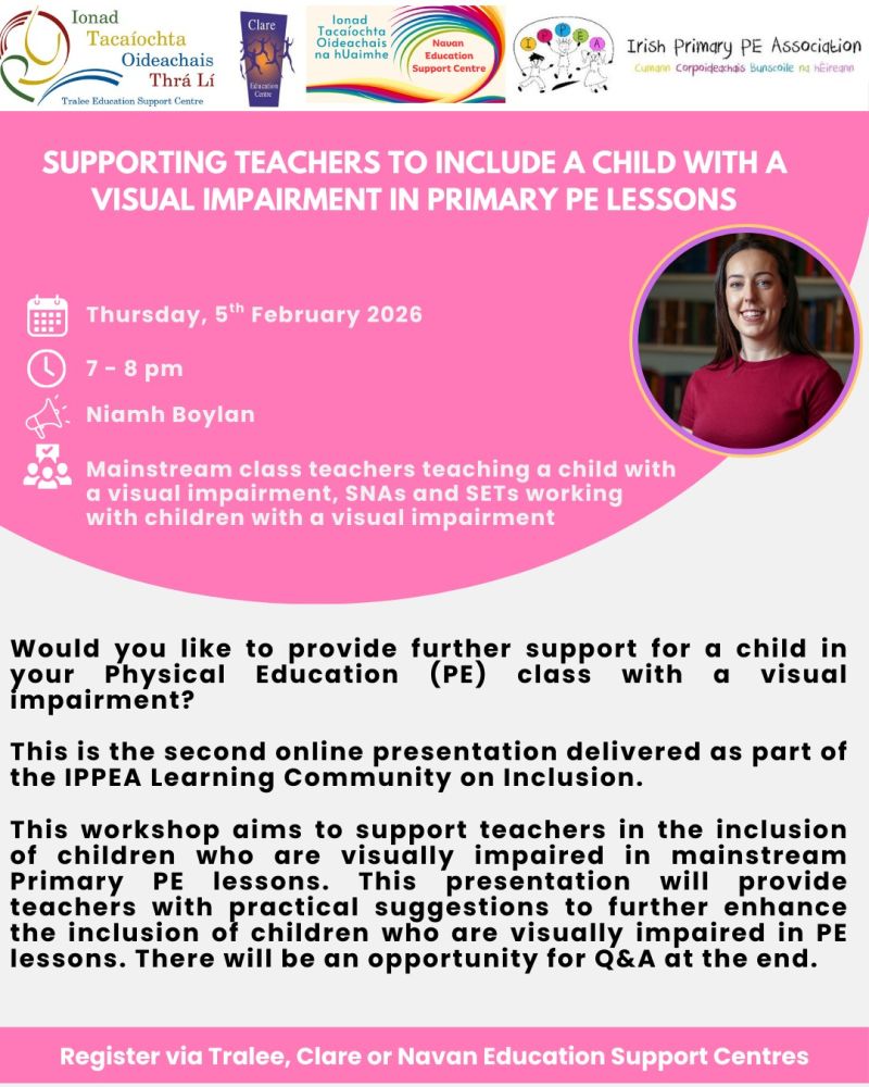 SP26-35 Supporting Teachers to Include a Child with a Visual Impairment in Primary PE lessons