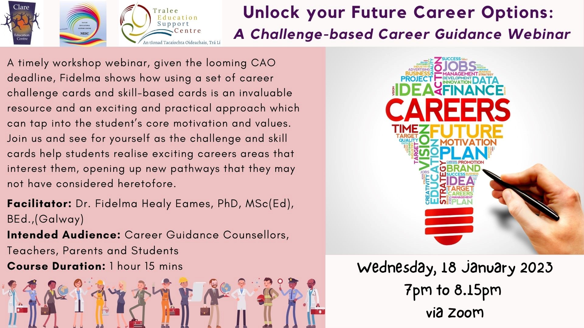 SP23-133 Unlock your Future Career Options: A Challenge-based Career Guidance Webinar