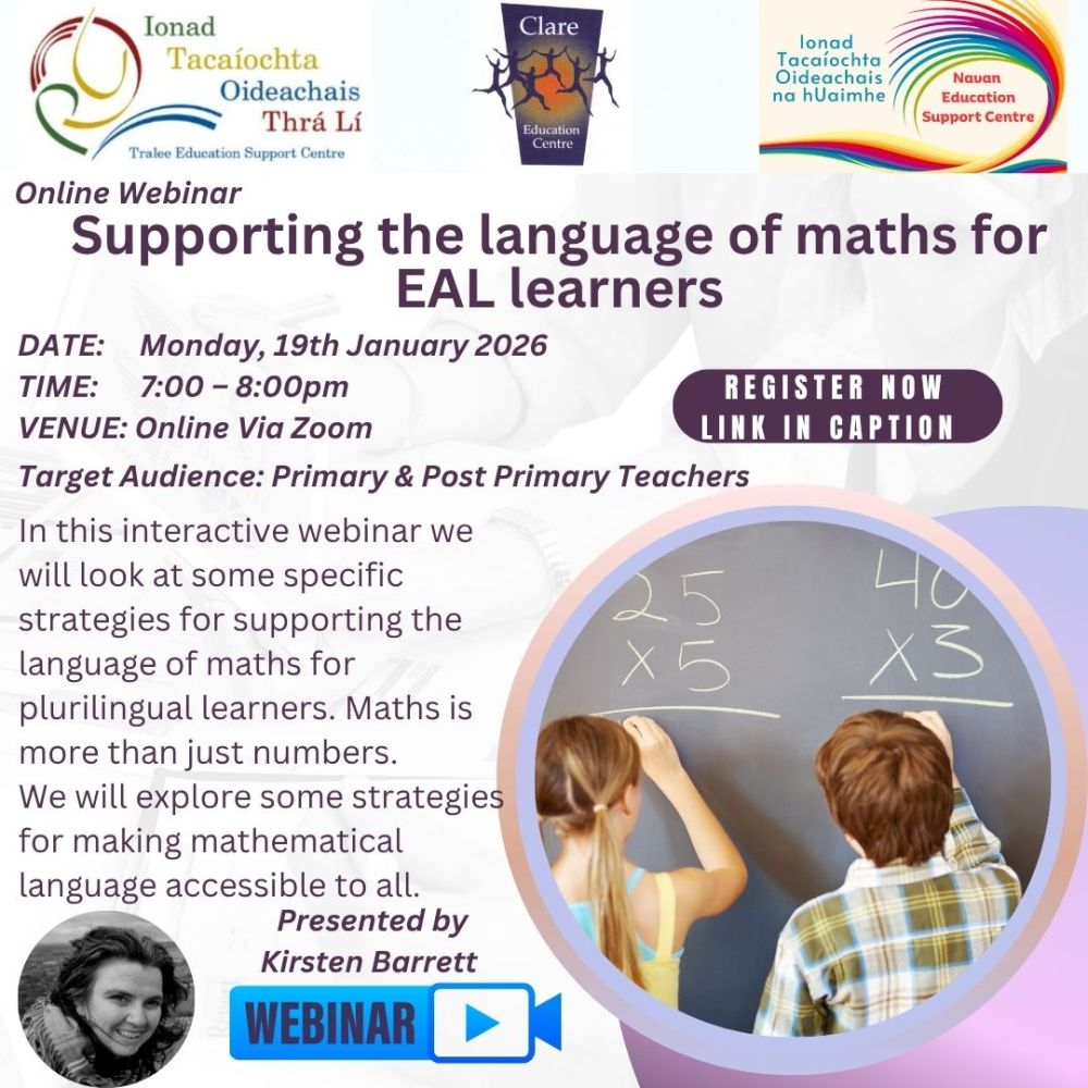 SP26-05 Supporting the language of maths for EAL learners