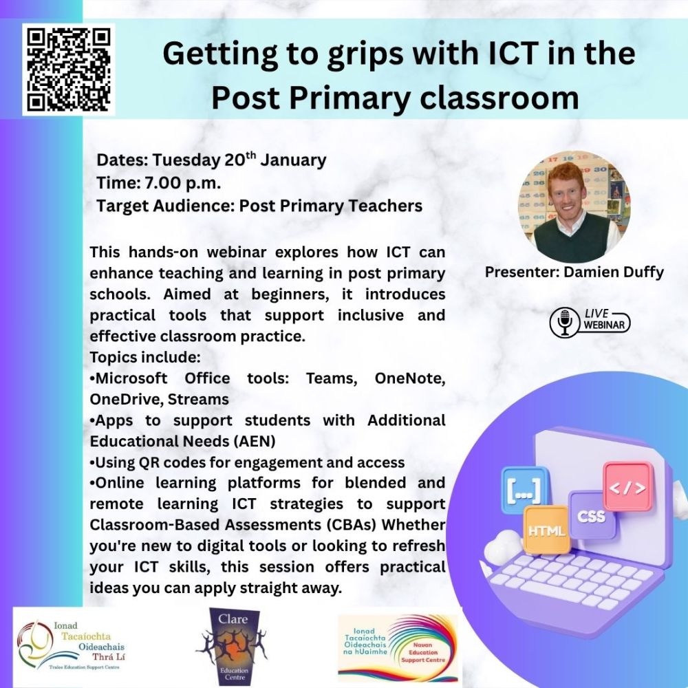 SP26-34 Getting to grips with ICT in the Post Primary classroom 