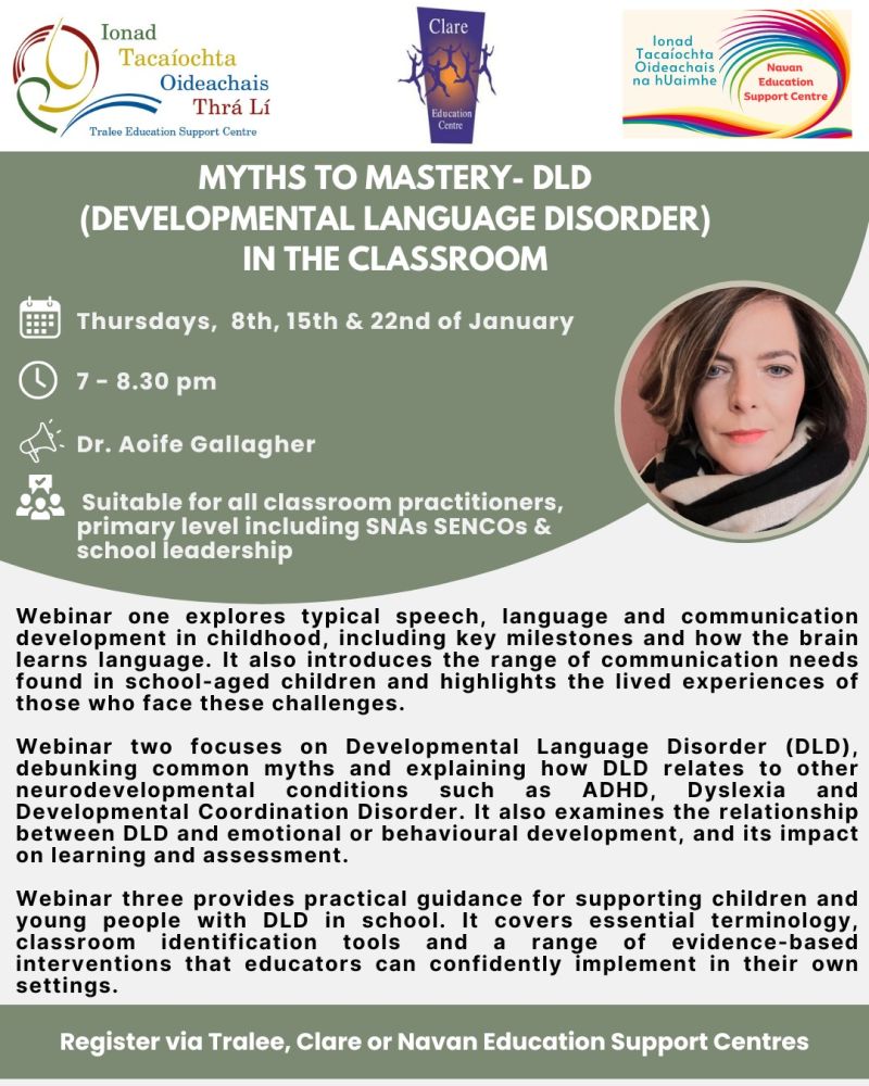 SP26-37 Myths to Mastery- DLD (Developmental Language Disorder) in the classroom
