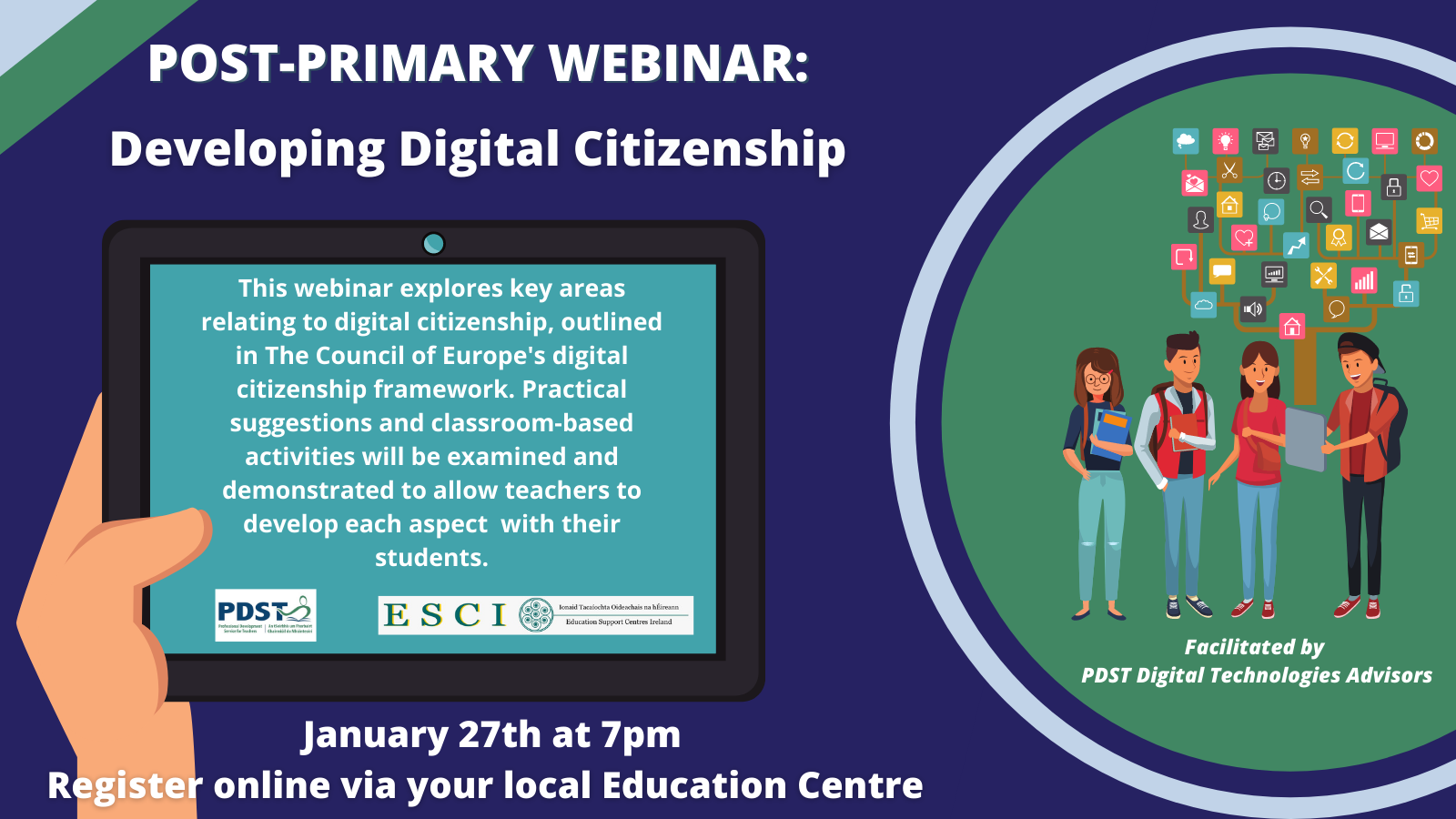 SP6421 PostPrimary Webinar Developing Digital CitizenshipPost