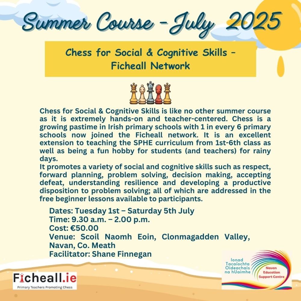 SUM25-02 “Chess for Social & Cognitive Skills – Ficheall Network”