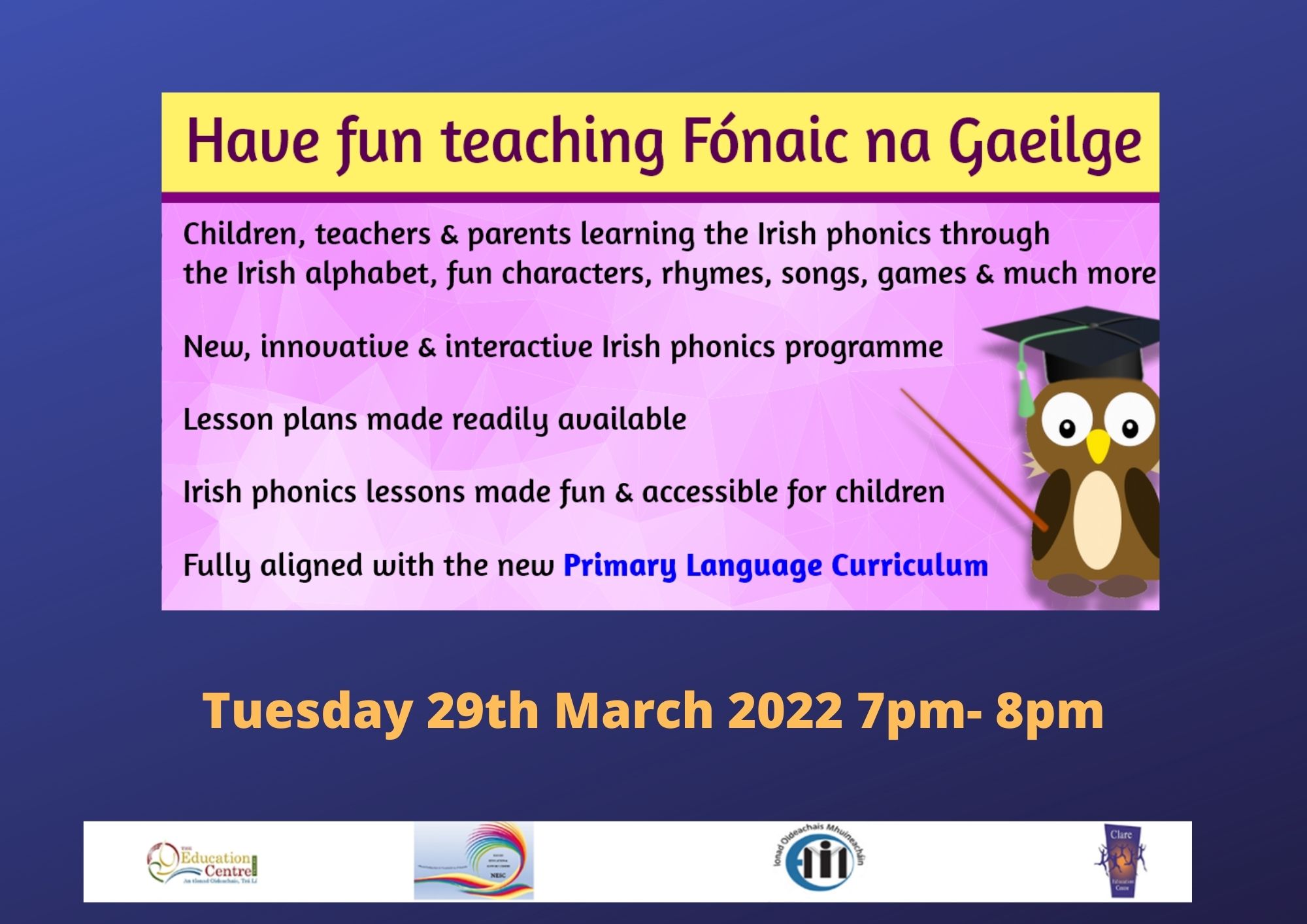 SP104-22 An Innovative And Fun Way To Teach Fónaic Na Gaeilge- Slí Nuálach & Spraiúl Chun Fónaic Na Gaeilge A Mhúineadh Le Singfónaic 