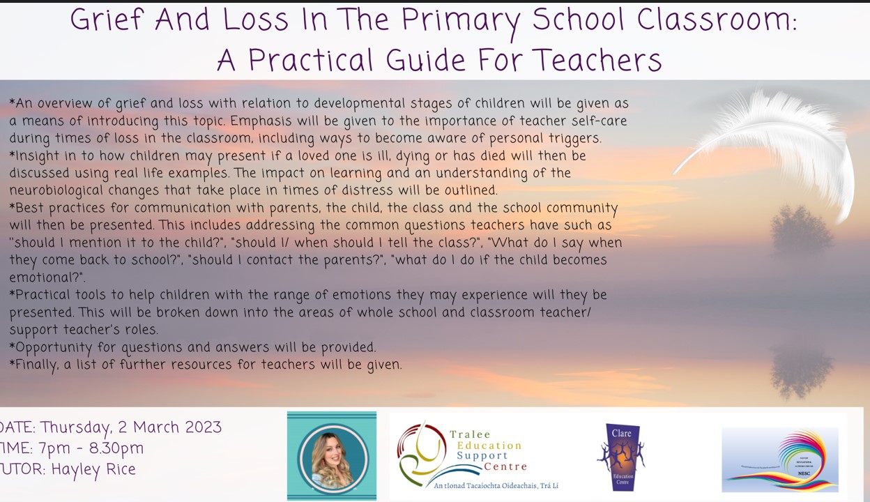 SP23-158 Grief And Loss In The Primary School Classroom: A Practical Guide For Teachers