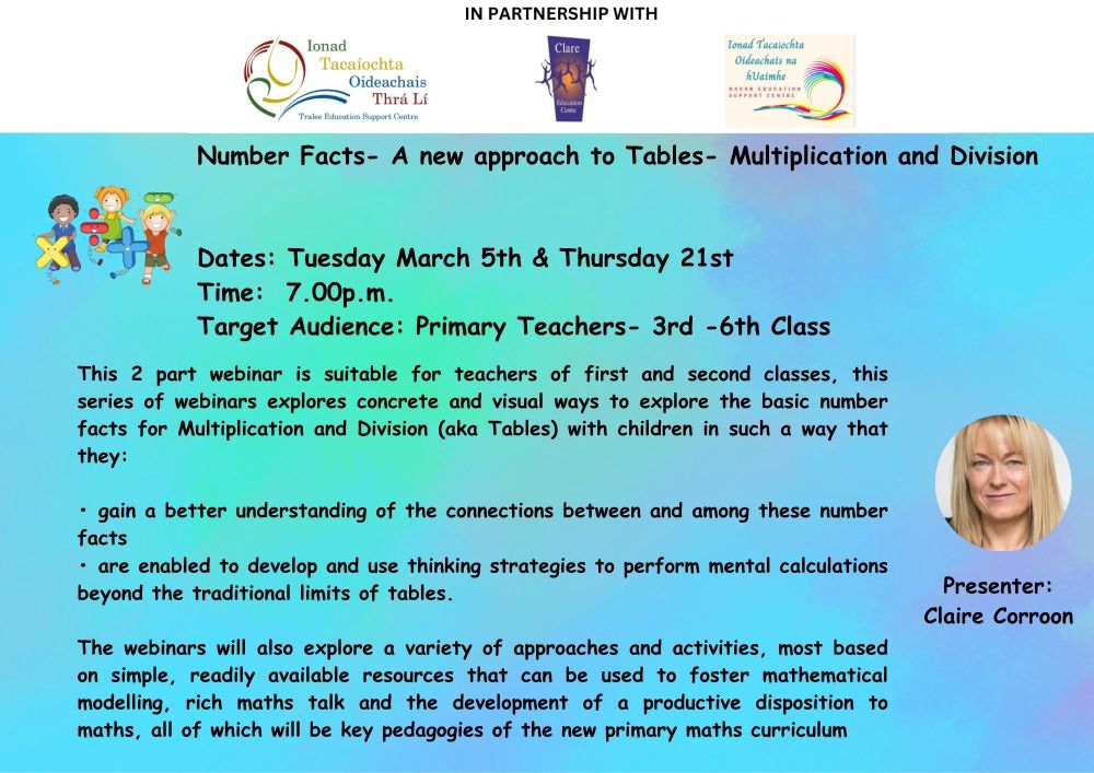 SP24-029 Number Facts- A new approach to Tables- Multiplication and Division 