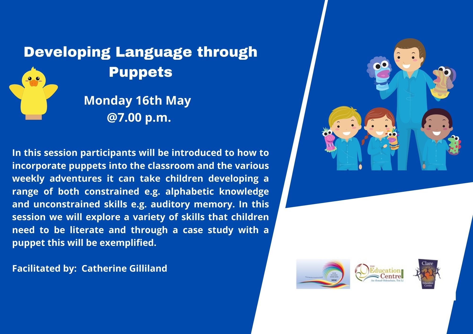 SP32722 Developing Language through PuppetsPrimary Navan Education