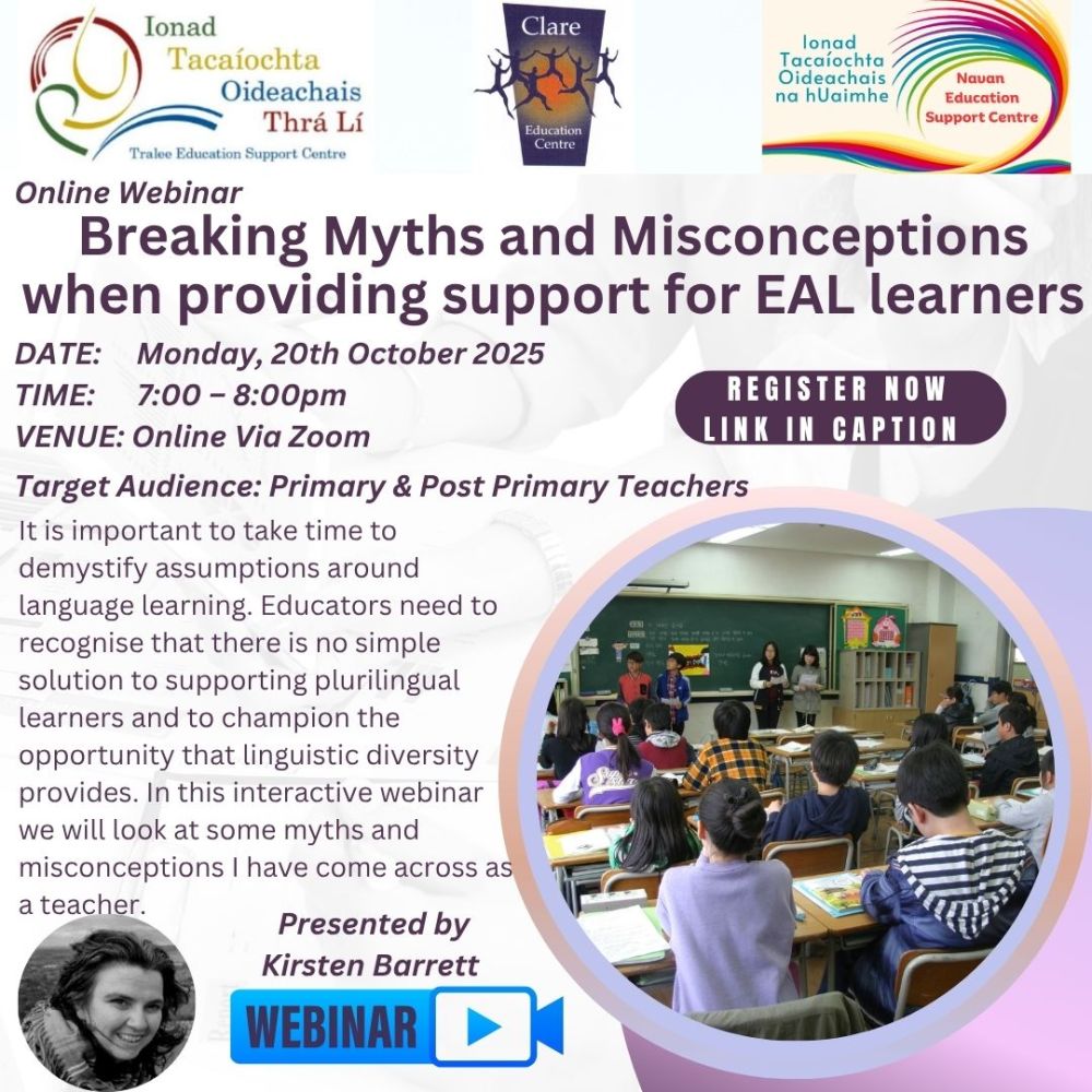 AUT25-119 Breaking Myths and Misconceptions when providing support for EAL learners