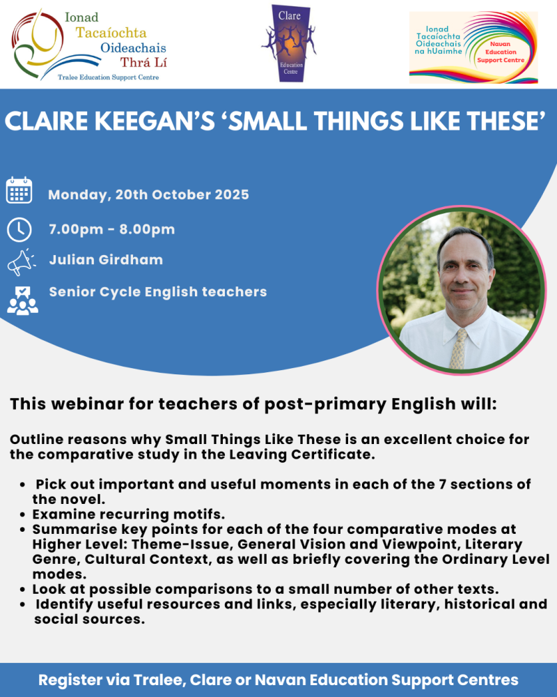 AUT25-25 Claire Keegan’s ‘Small Things Like These’
