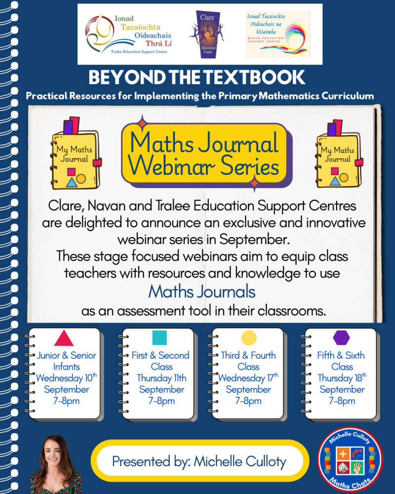 AUT25-93 Maths Journal Webinar Series - First & Second Class 