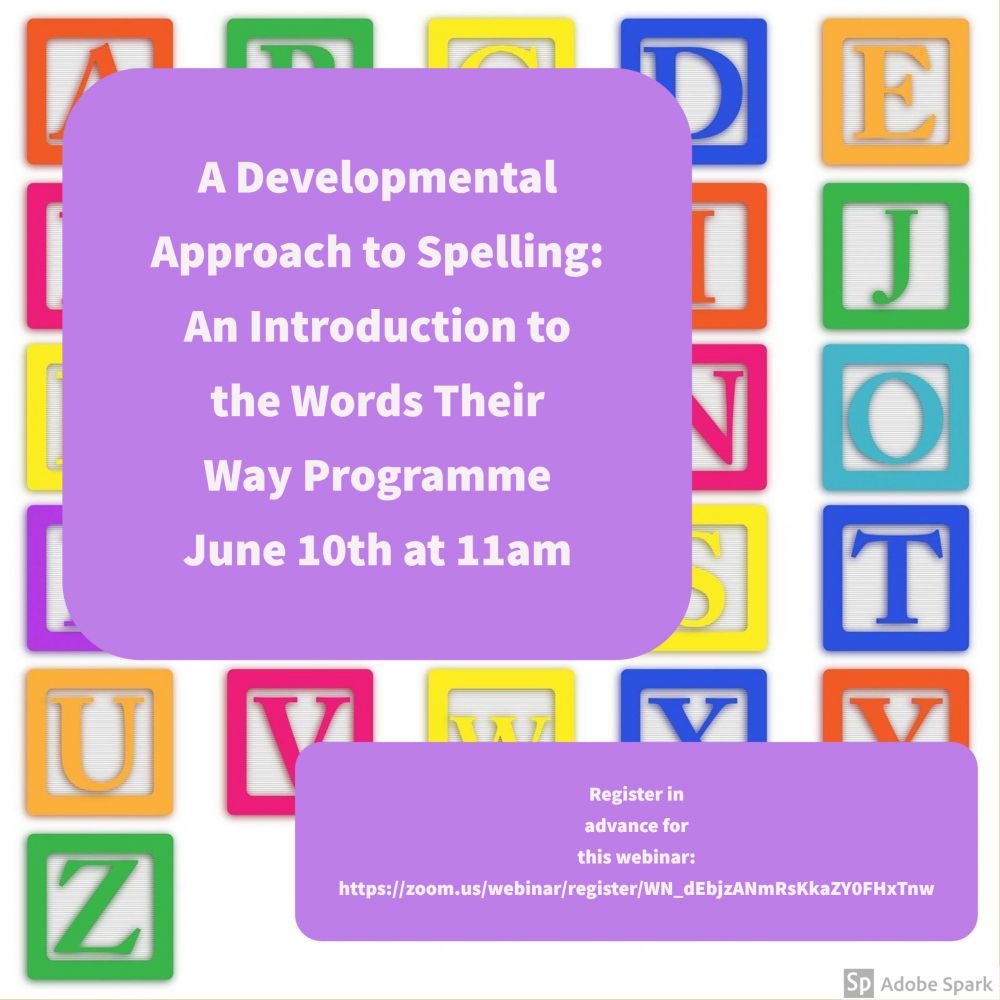 NESC Online 57 -  A Developmental Approach to Spelling: An Introduction to the Words Their Way Programme