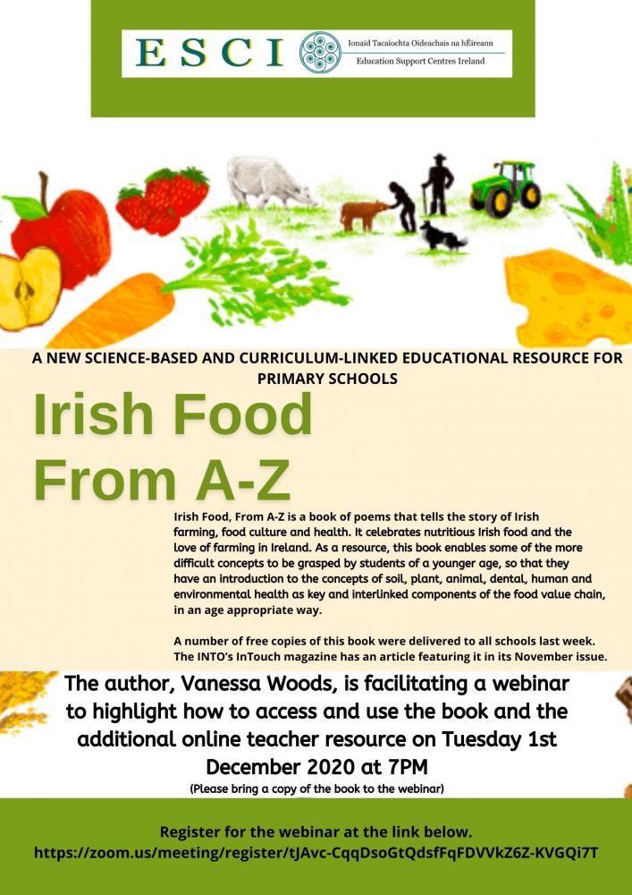 Irish Food from A to Z Online Courses Navan Education Centre Teacher