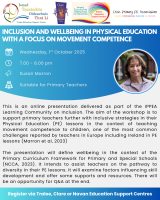 AUT25-115 Inclusion and Wellbeing in Physical Education with a focus on Movement Competence