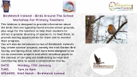 SP235-22 BirdWatch Ireland - Birds Around The School Workshop For Primary Teachers