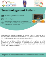 AUT25-139 Terminology and Autism
