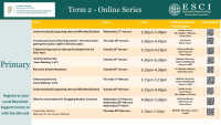NEPS  Primary Webinar Series Jan '24 - May '24 available to book TERM 2 