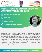 SP26-22 From Response to Creation: Engaging with Poetry for Junior Cycle