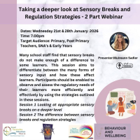 SP26-48 “Taking a deeper look at Sensory Breaks and Regulation Strategies” 