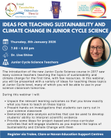 SP26-25 Ideas for Teaching Sustainability and Climate Change in Junior Cycle Science