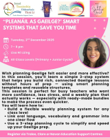 AUT25-88 ‘Pleanáil as Gaeilge?’ Smart Systems That Save You Time 