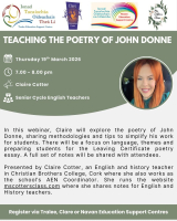 SP26-126 Teaching the Poetry of John Donne 