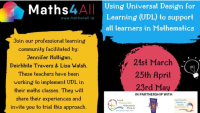 SP24-0119 Using Universal Design for Learning to support all learners in Mathematics