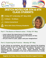 SP26-143 :      Sketch Notes for 5th & 6th Class Students - 2 Part Webinar Series 