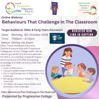 AUT26-04 Behaviours that Challenge in the Classroom 