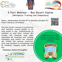 AUT25-131 2 Part Webinar - Bus Escort Course 