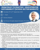 AUT26-17 From Policy to Practice - Education for Sustainability (School Sector Mandate)